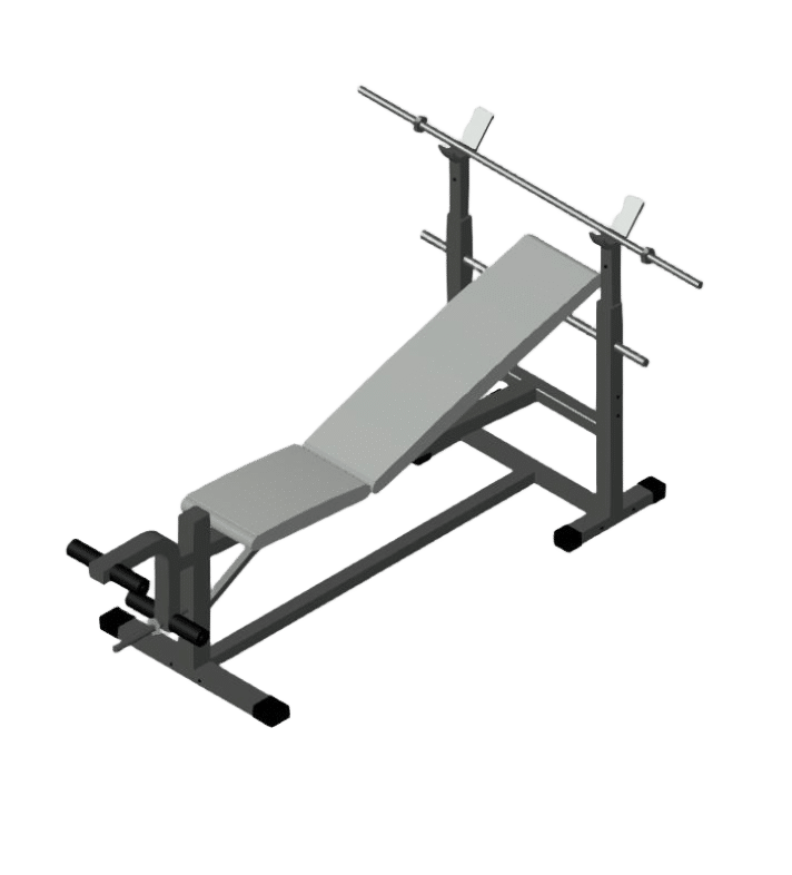 Leg Machine Revit Black Steel Leg Press Machine Revit | Boracity