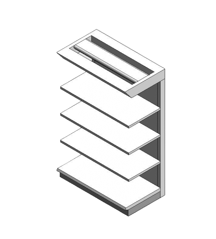 Display Racks Revit Family Retail Display Revit Families - Free BIM Download | Boracity