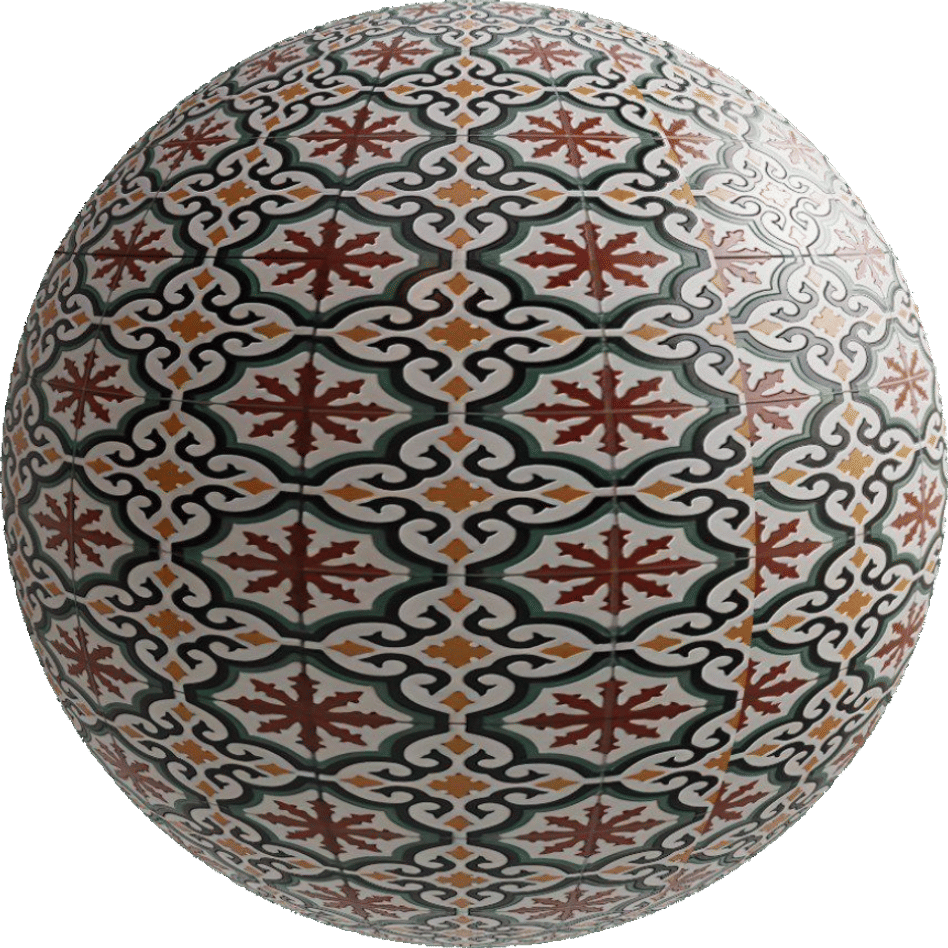 Intricate Moroccan Tile Pattern Free PBR Texture | Boracity