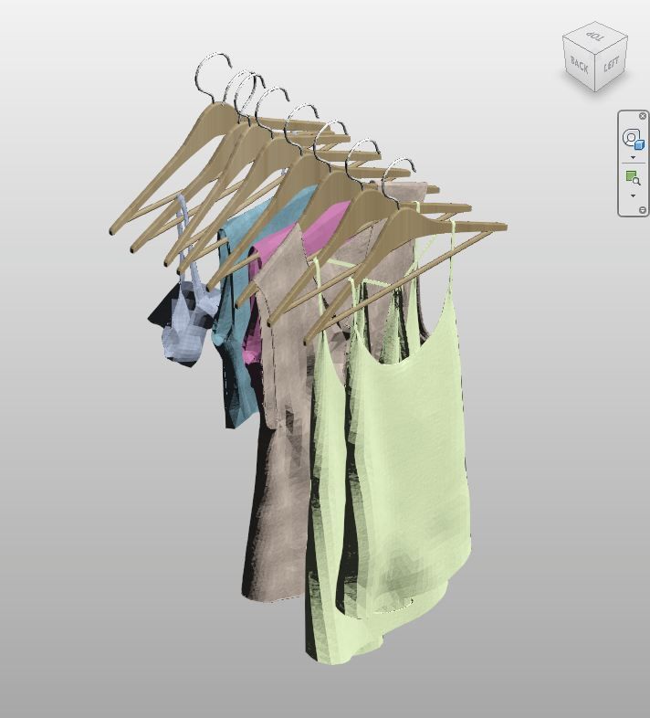 Assorted Casual Shirts Revit Family | Boracity