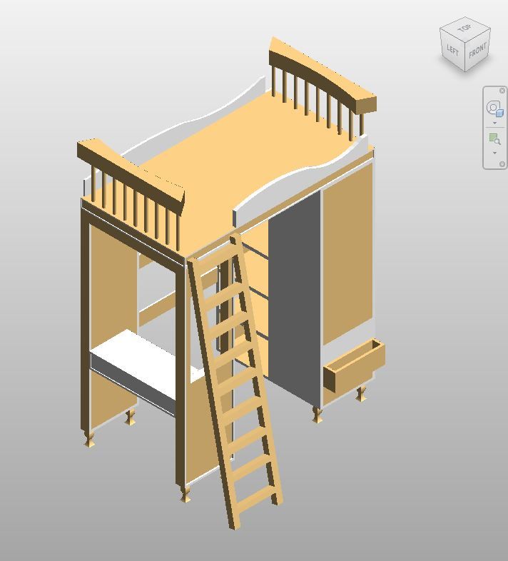 Maple Loft Bed Revit Family Download | Boracity