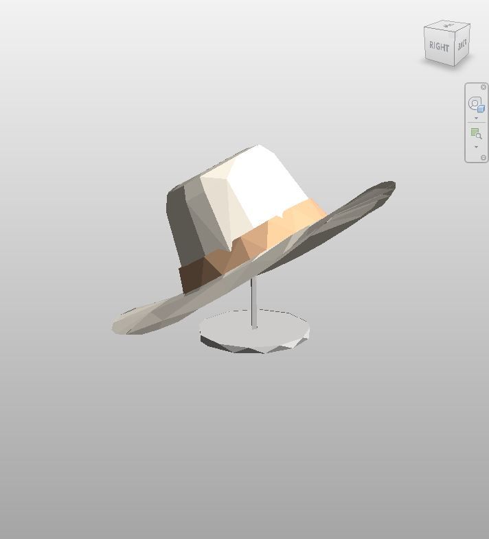 Geometric Leather Hat Revit Family | Boracity