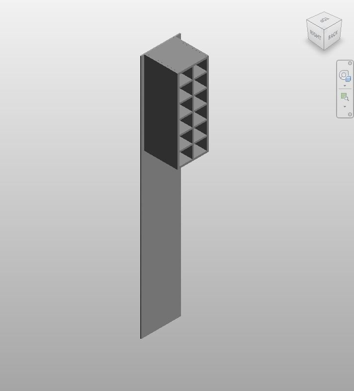 Gray Overhead Bottle Rack - Free Revit Kitchen Family | Boracity