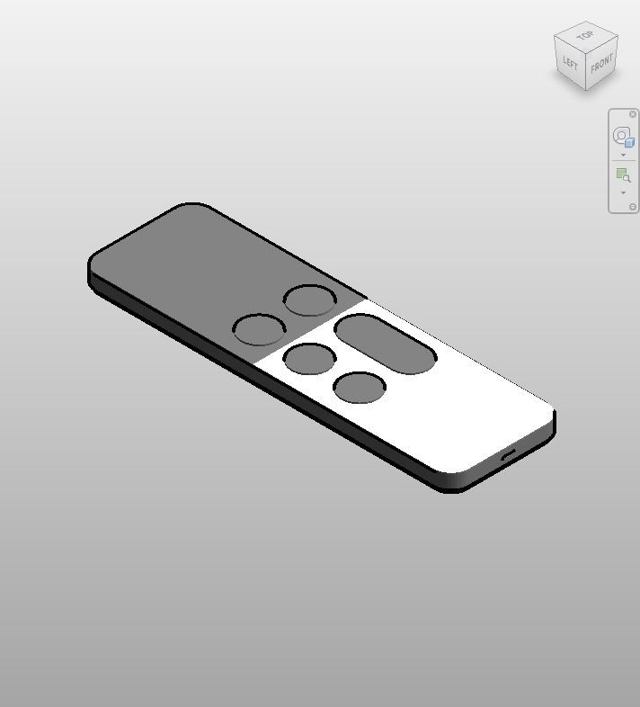Sleek Remote Control Revit Family | Boracity