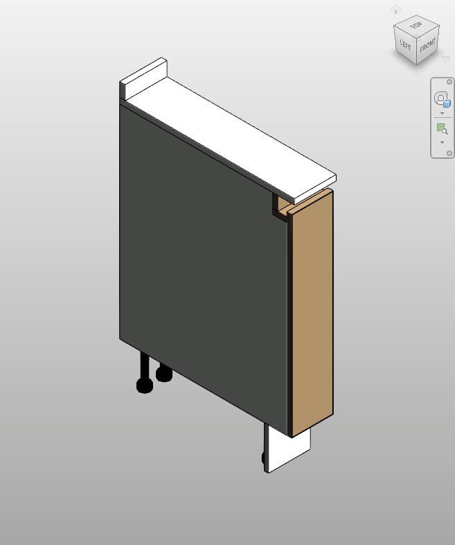 Two-Tone Spice Rack Cabinet Revit Family | Boracity