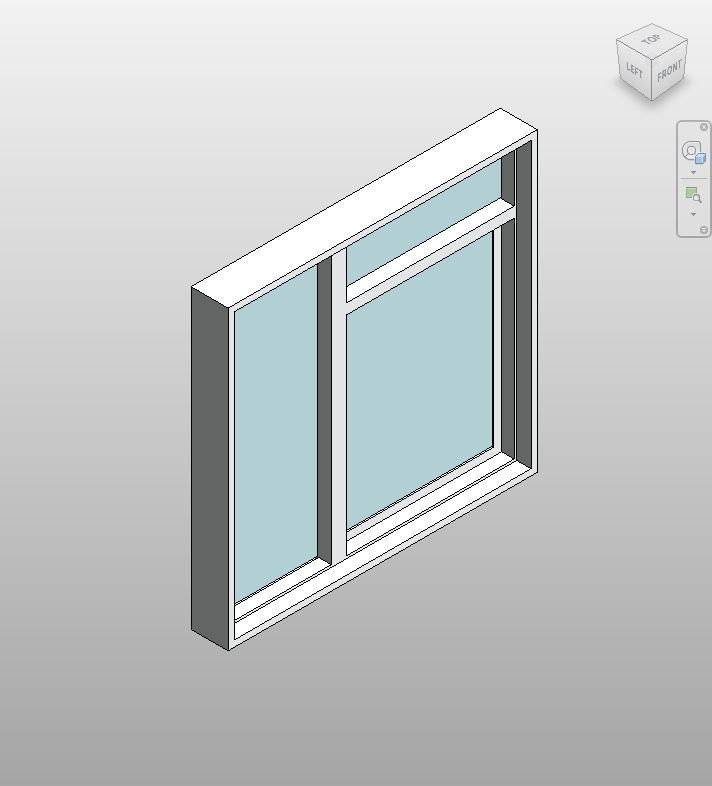 White Double Casement Window Revit Family | Boracity