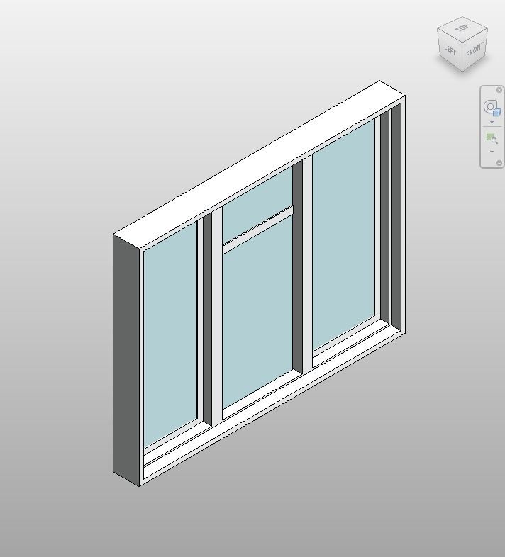 Triple Casement Window Revit Family | Boracity