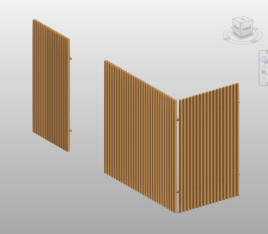 Timber Slat Screen Revit Curtain Wall Type | Boracity