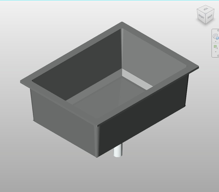 Kraus KGD-410B dual mount kitchen sink Revit family | Boracity