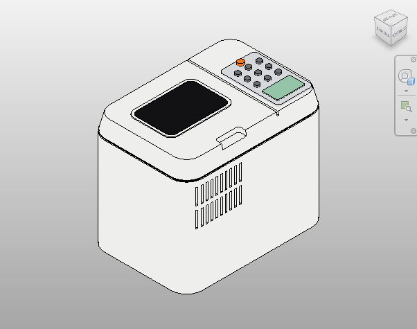 Bread Maker Revit Family - BIM Model | Boracity