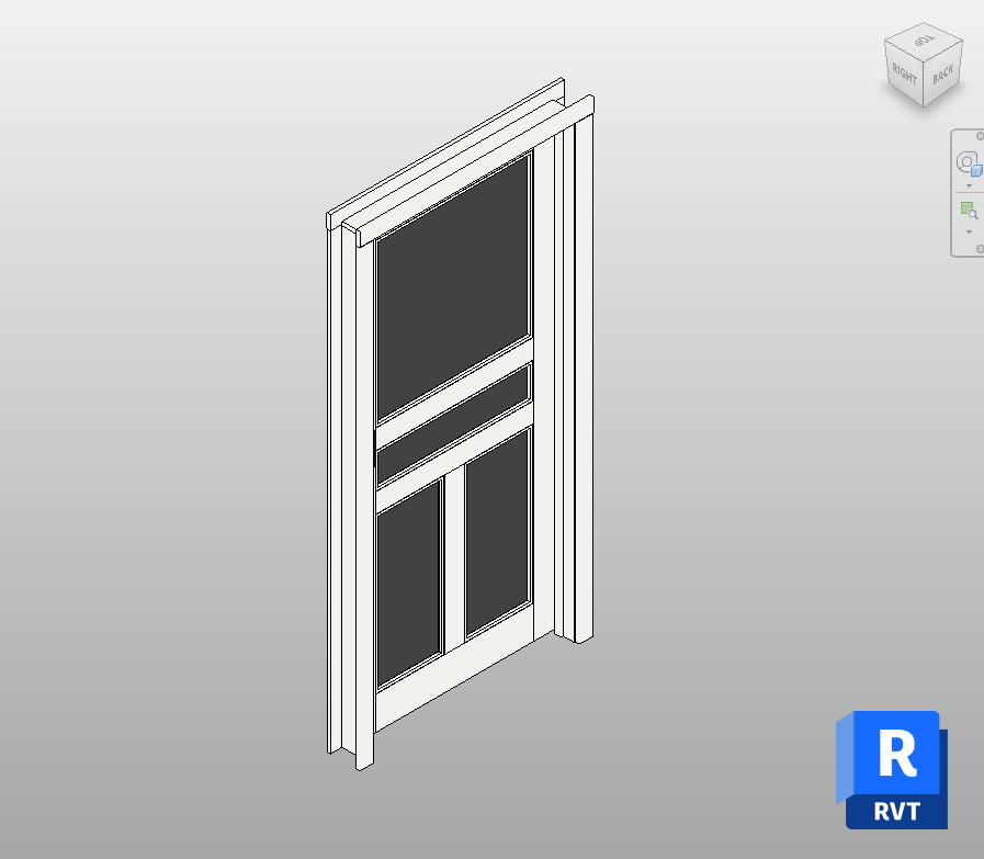 Wood Screen Door Revit Family 36x80 in | Boracity