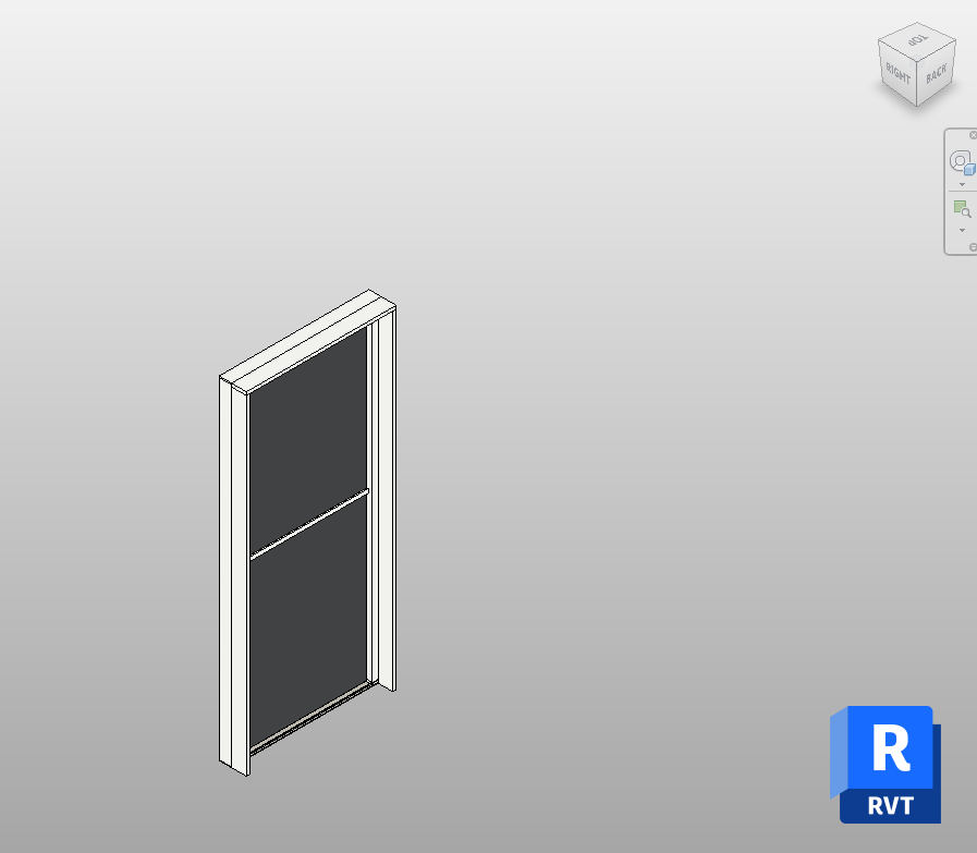 Retractable Screen Door Revit Family 36x80 in | Boracity