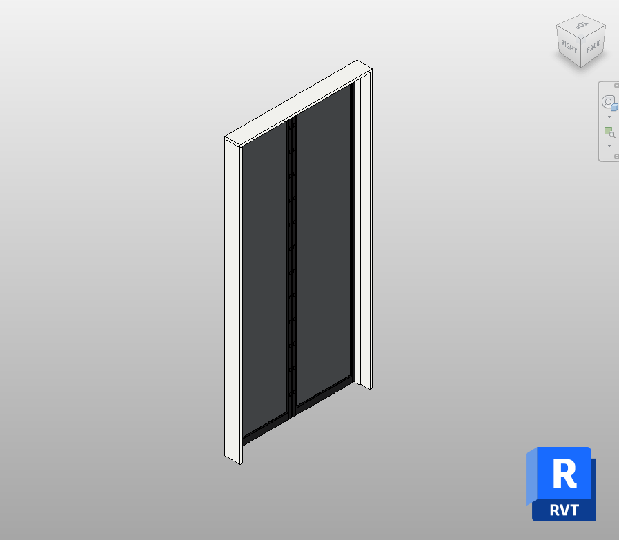 Magnetic Screen Door Revit Family 38x82 in | Boracity