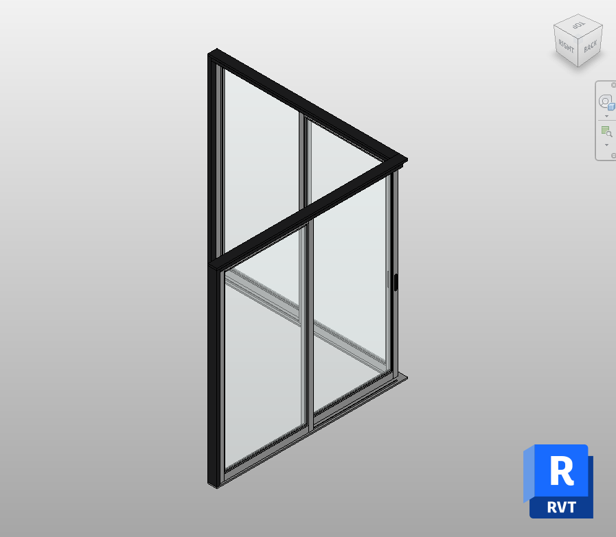 Corner Sliding Patio Door Revit Family 192x96 | Boracity