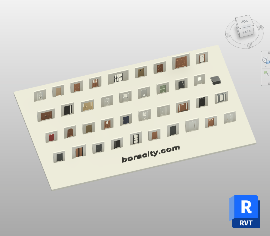 Entry Doors Revit Collection, 39 Families | Boracity