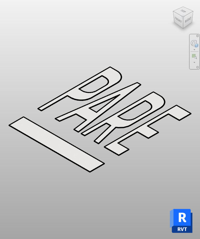 3D Stop Signage Revit Family | Boracity
