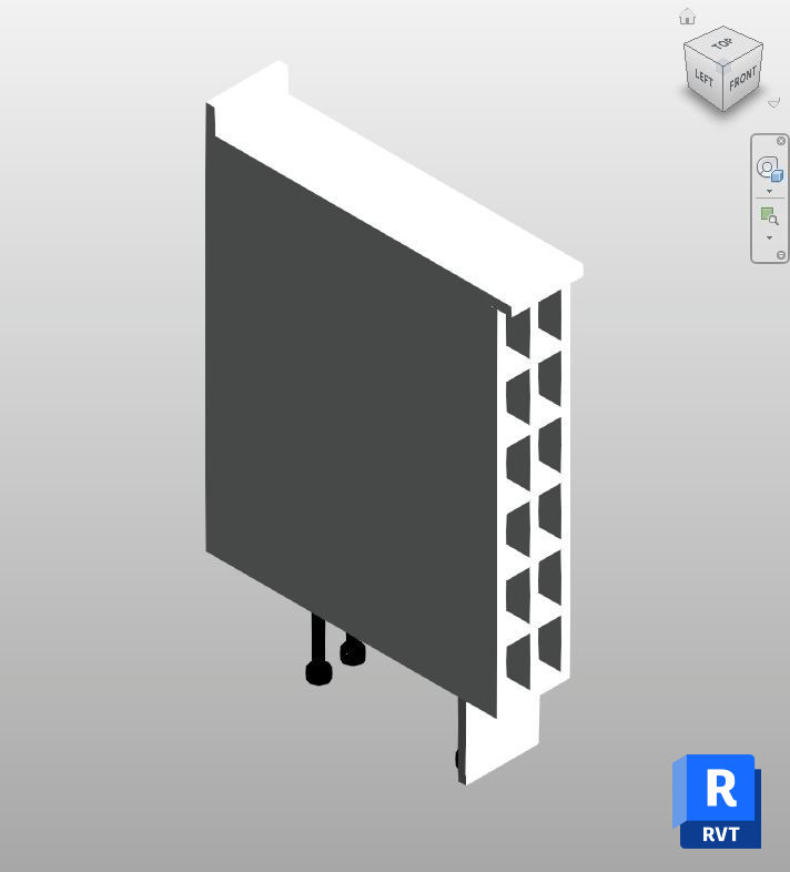 Gray Modular Bottle Rack Revit Family | Boracity
