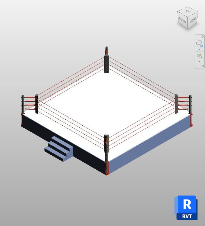 Parametric Boxing Ring Revit Family | Boracity