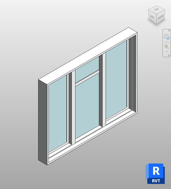 Triple Casement Window Revit Family | Boracity