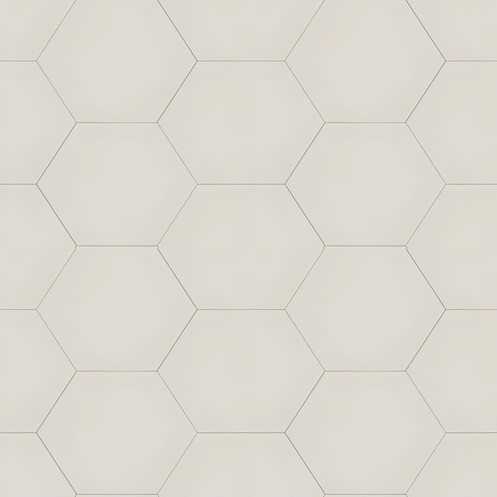Hexagonal Cream Tile Pattern Free PBR Texture | Boracity